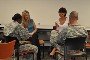 Program Evaluation image interviewing military